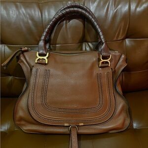 Large Chloé Marcie in Camel